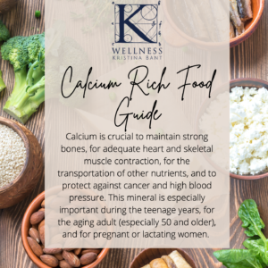 KWellness Calcium Rich Foods and What To Do With Them Guide
